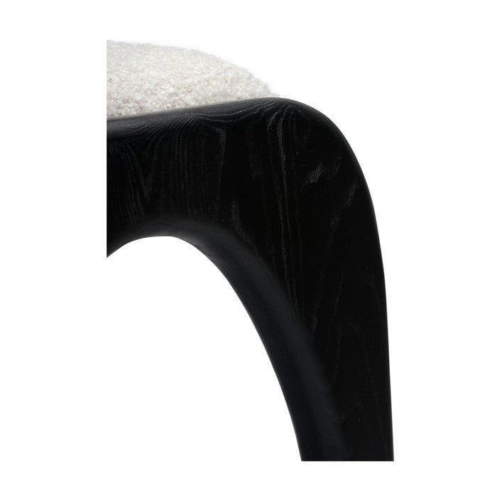 Archway Oak Bistro Stool - Charcoal