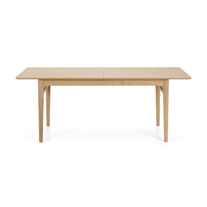 Expandable Vintage-Inspired Oak Gathering Table