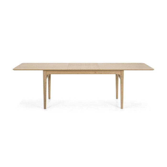 Expandable Vintage-Inspired Oak Gathering Table