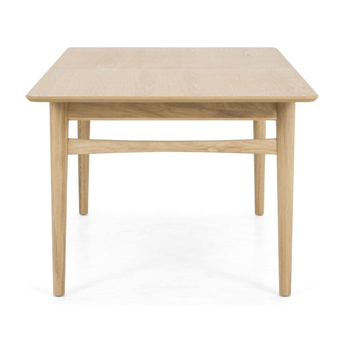 Expandable Vintage-Inspired Oak Gathering Table
