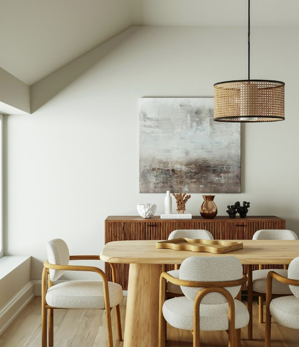 Elegant Dry Honey Oak Bouclé Swivel Diner