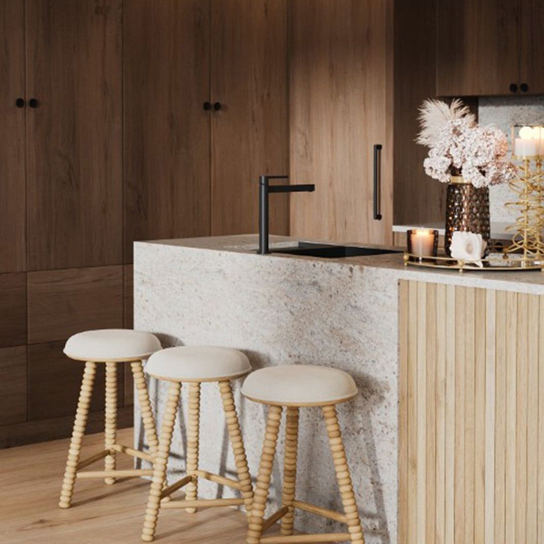 Nature's Elegance Cottage-Style Counter Stool