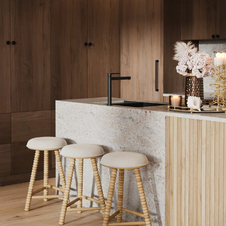 Nature's Elegance Cottage-Style Counter Stool