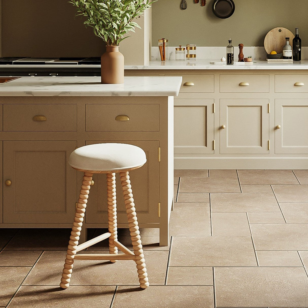Nature's Elegance Cottage-Style Counter Stool
