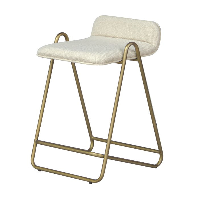 Flexform Paperclip-Inspired Counter Stool