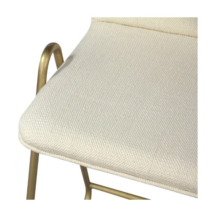 Flexform Paperclip-Inspired Counter Stool