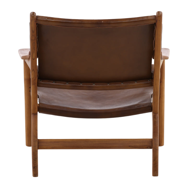 Whimsy Vintage-Inspired Brown Bistro Chair
