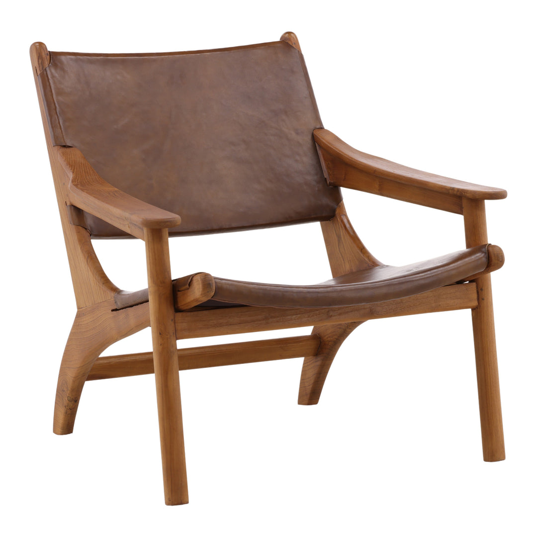 Whimsy Vintage-Inspired Brown Bistro Chair