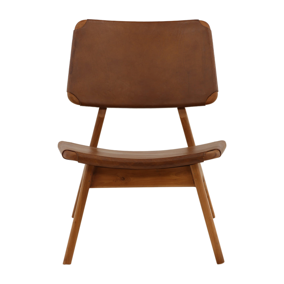 Boho Bliss Swing-Arm Sitting Stool in Rich Brown