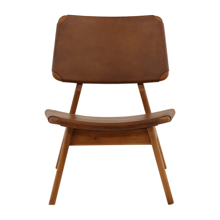 Boho Bliss Swing-Arm Sitting Stool in Rich Brown
