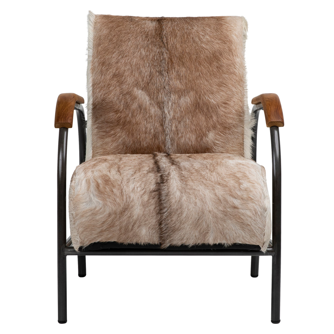 Unique Whimsy Hide-Print Settee