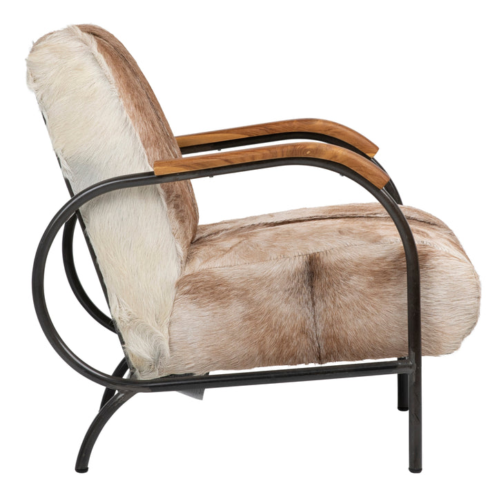 Unique Whimsy Hide-Print Settee