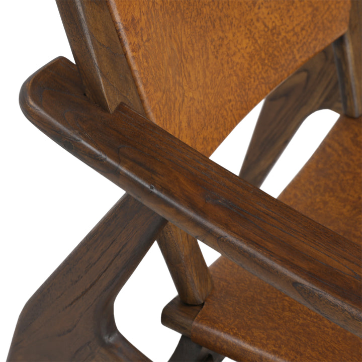 Vogue Vibe Swivel Chair in Rich Brown