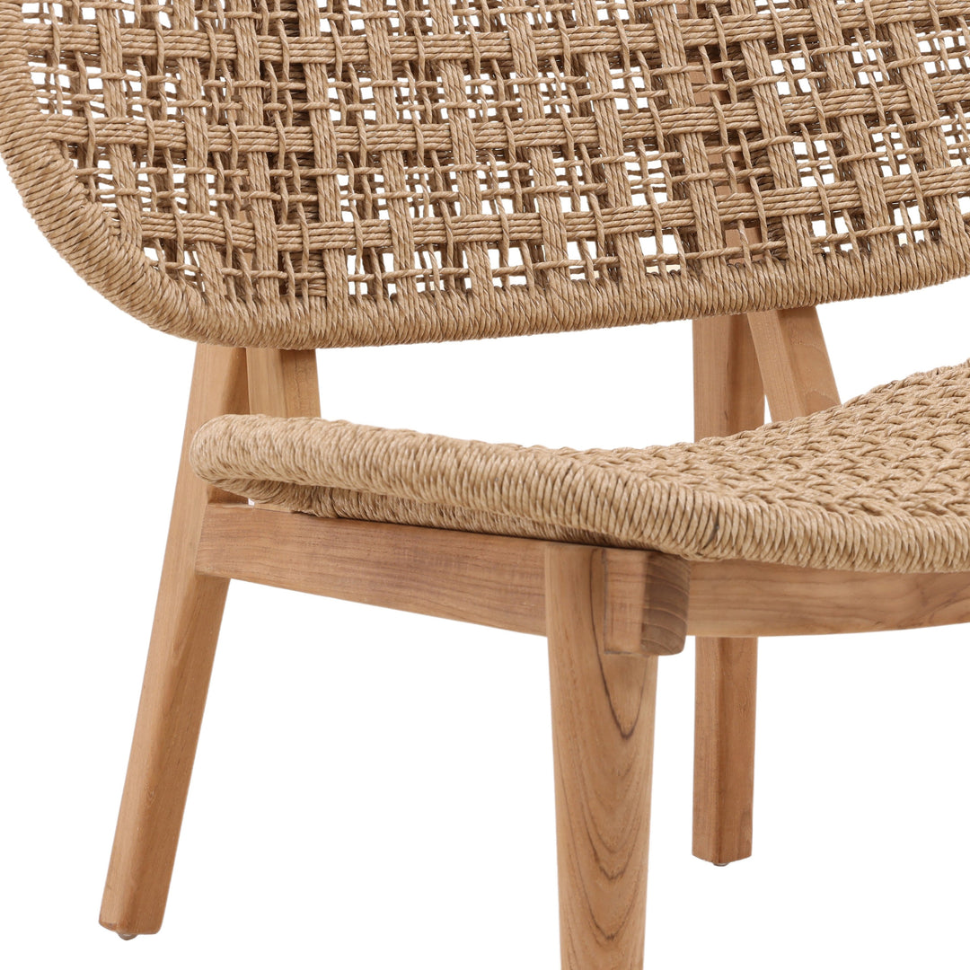 Breezy Solace Canvas Patio Seat - Natural Hue