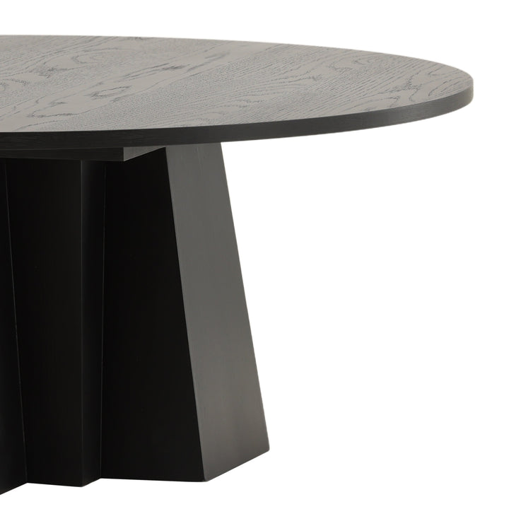 Elegant Charcoal Bistro Table for Modern Spaces