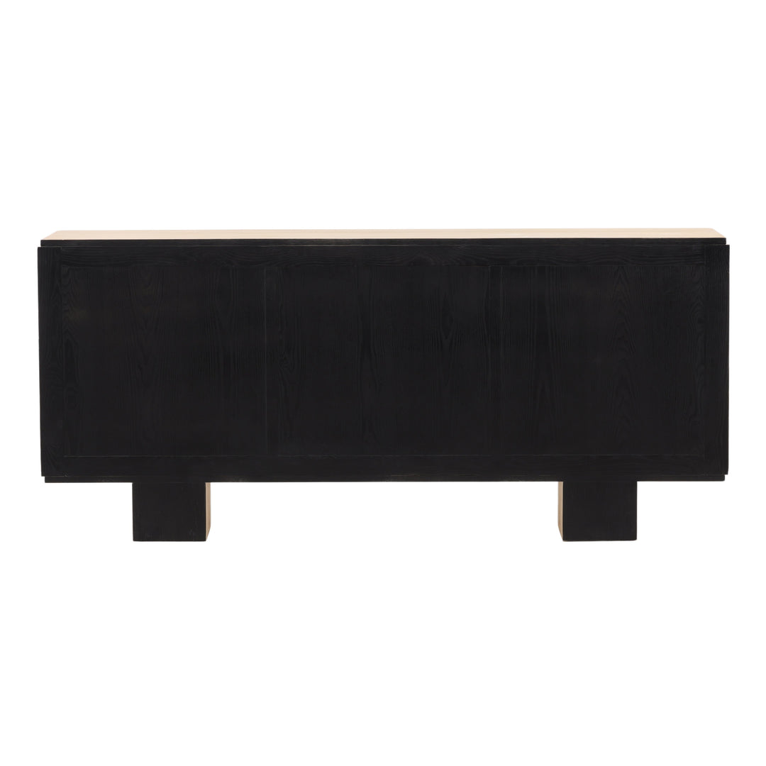 Natural Radiance Sideboard with Integrated Lighting