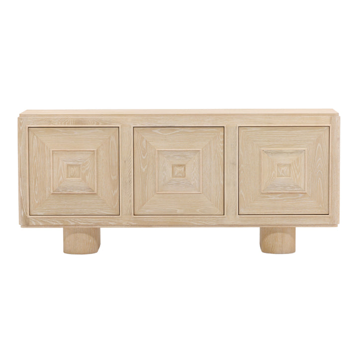 Natural Radiance Sideboard with Integrated Lighting