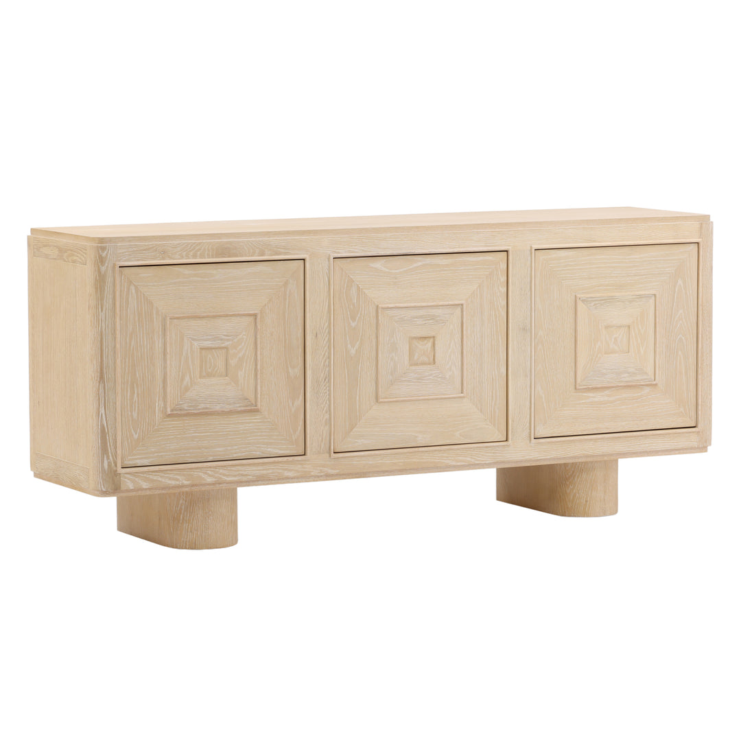 Natural Radiance Sideboard with Integrated Lighting