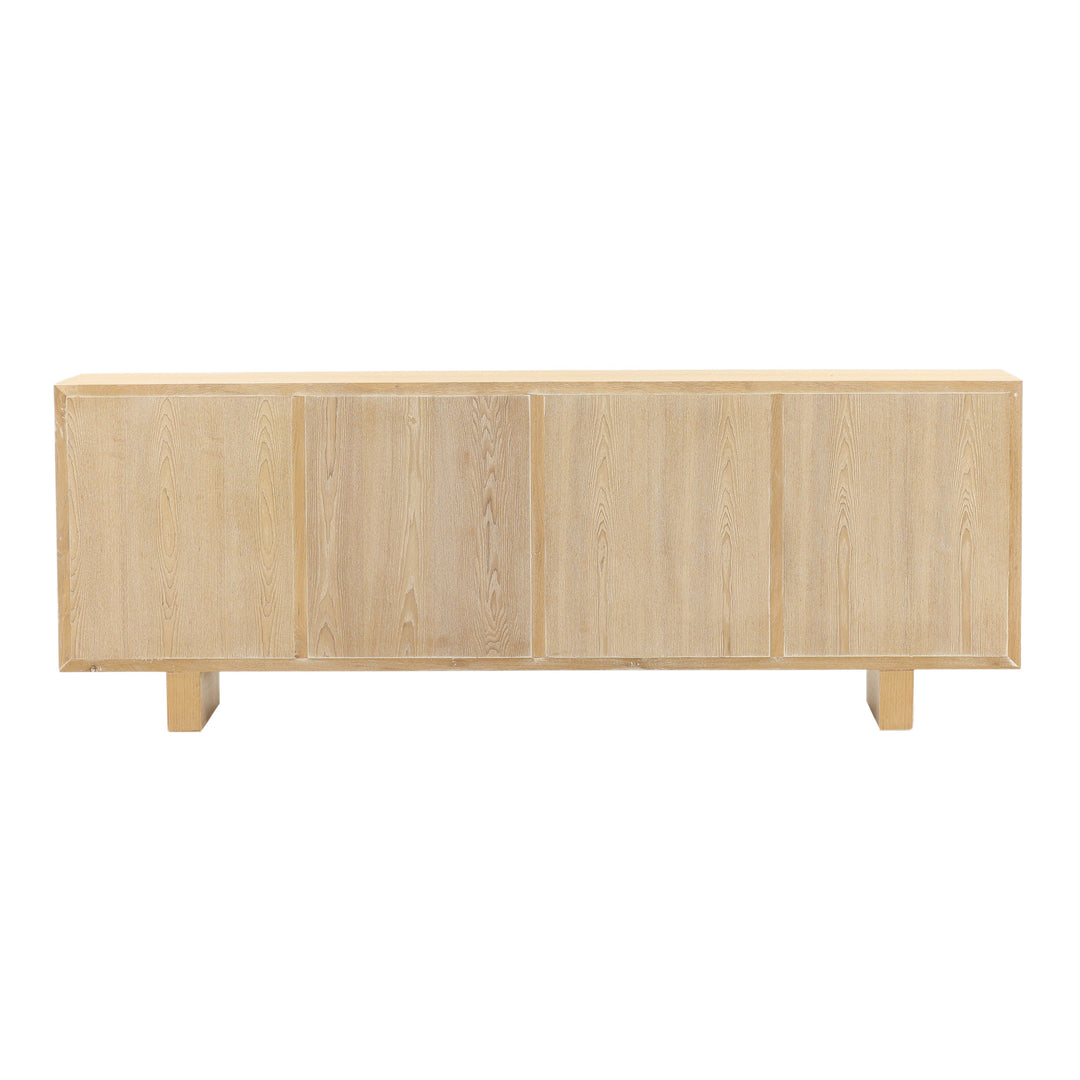 Nature's Grace Natural Wood Floating Shelf Unit