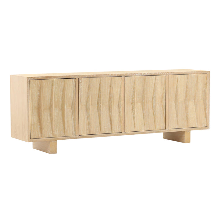 Nature's Grace Natural Wood Floating Shelf Unit