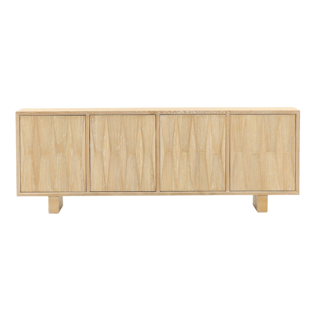 Nature's Grace Natural Wood Floating Shelf Unit