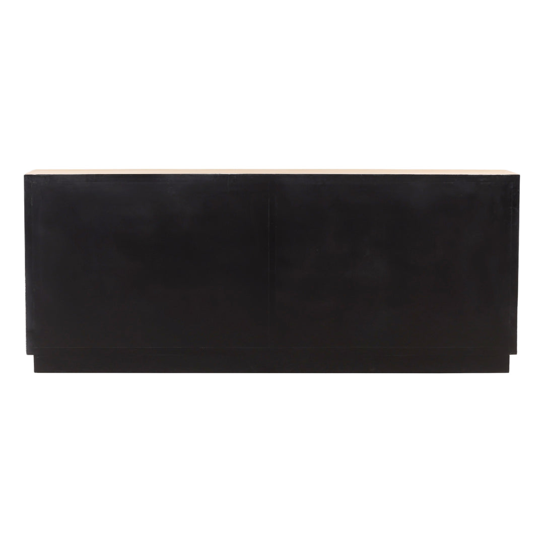 Nature's Embrace Solid Wood Sideboard with Integrated Lighting