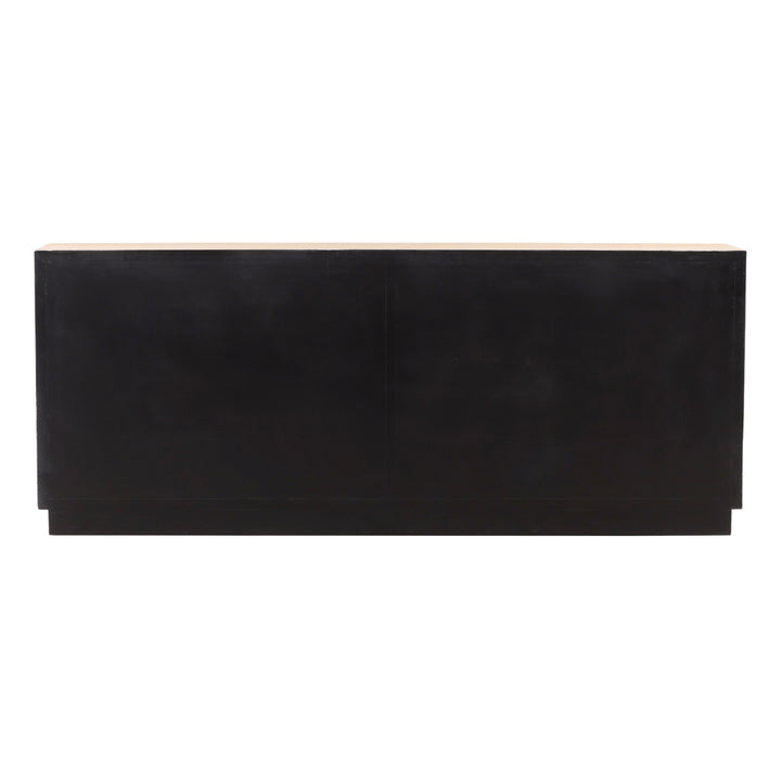 Nature's Embrace Solid Wood Sideboard with Integrated Lighting