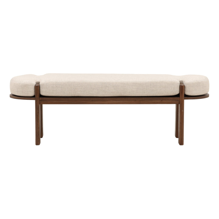 Artisanal Solid Wood Bistro Sitting Nook - Rich Brown Hue