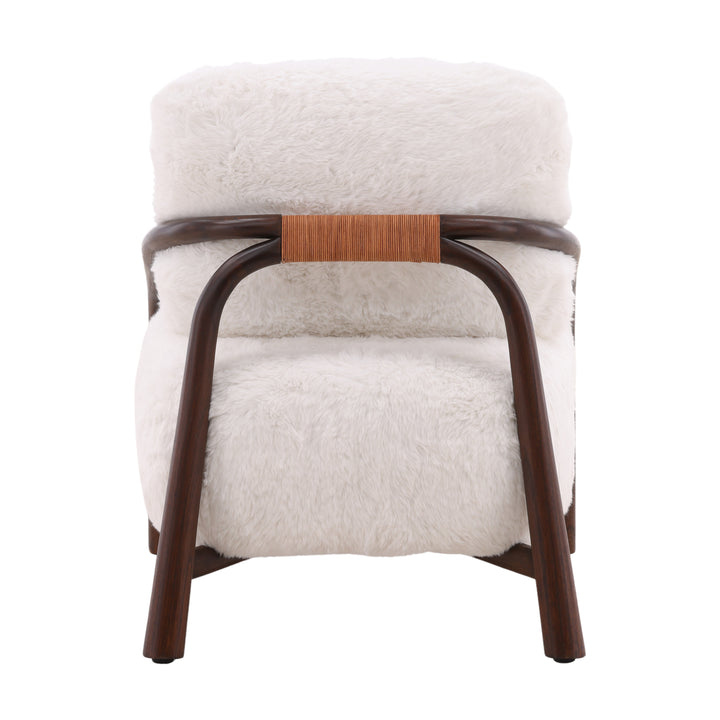 Whimsy Ivory Occasion Seat in Soft Polyester