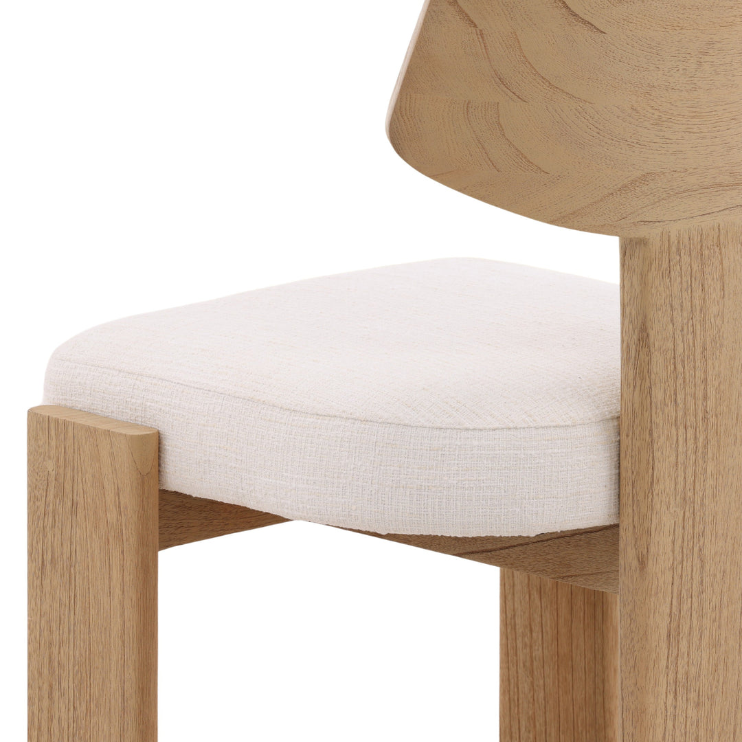 Boho-Chic Wicker Dining Duo in Natural Hues