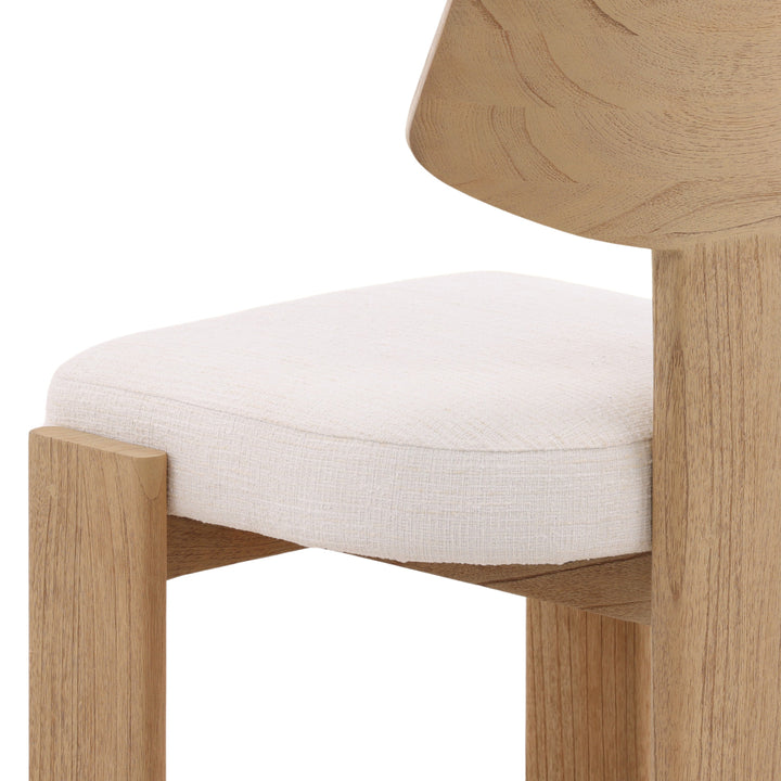 Boho-Chic Wicker Dining Duo in Natural Hues