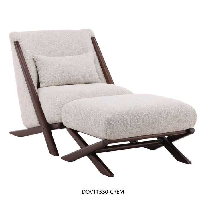 Vintage Whisper Chair in Cream Hue