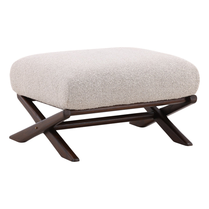 Cozy Charm Ottoman - Cream