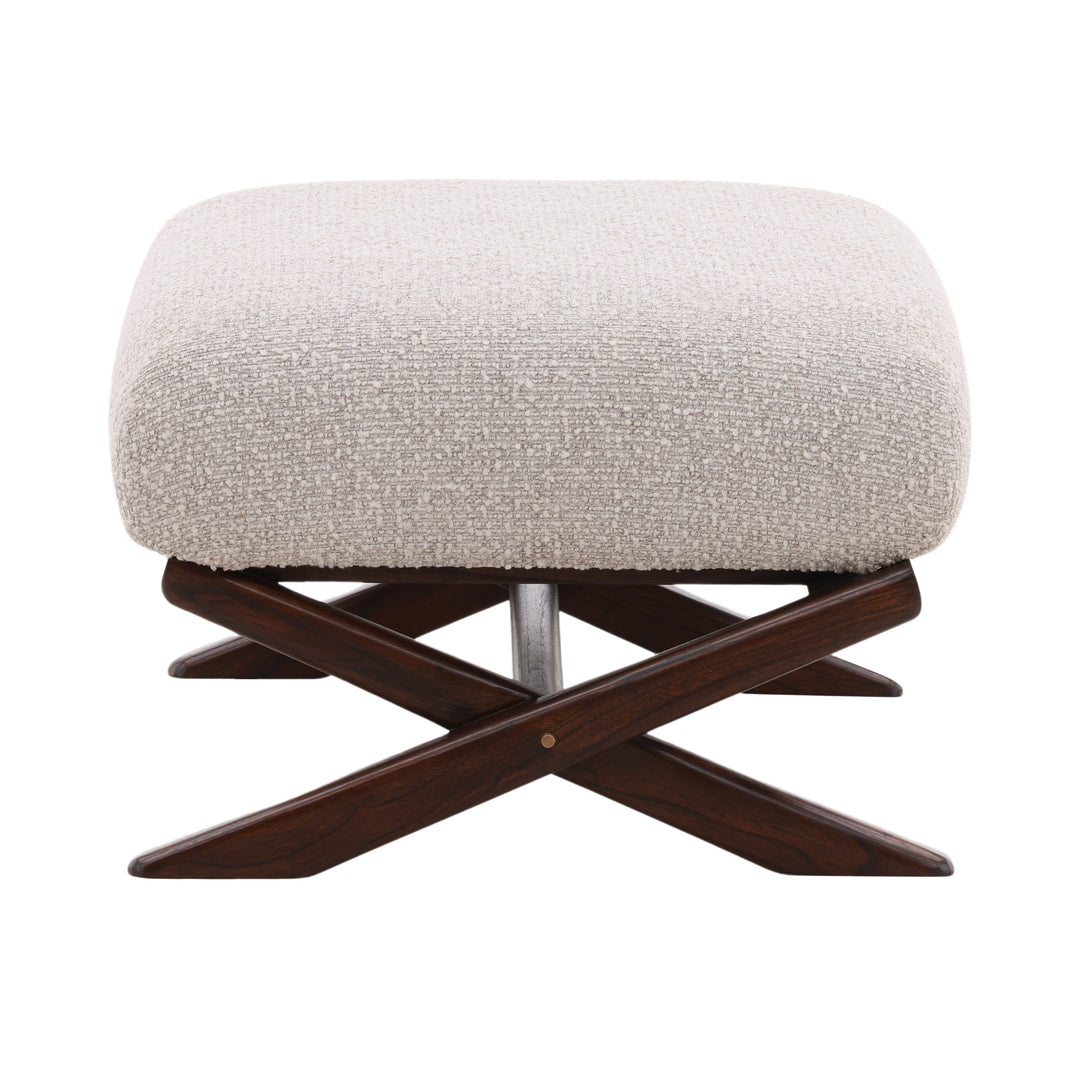 Cozy Charm Ottoman - Cream