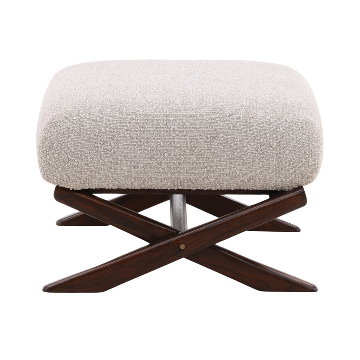 Cozy Charm Ottoman - Cream