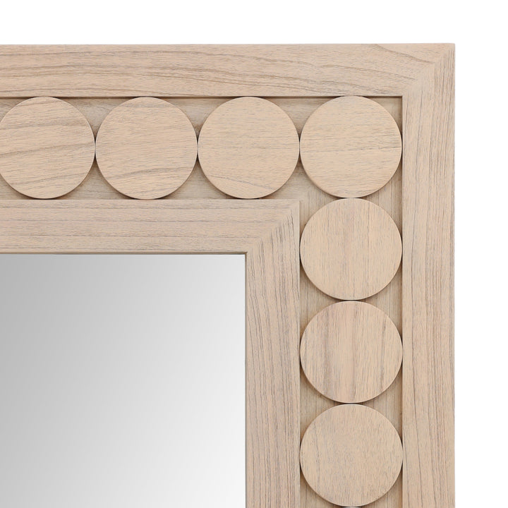 Nature's Reflection: A Rustic Wall Mirror