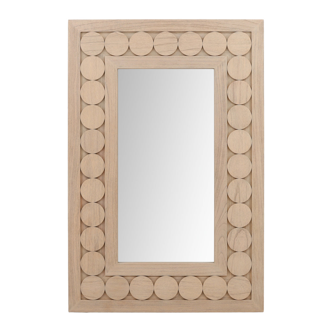 Nature's Reflection: A Rustic Wall Mirror