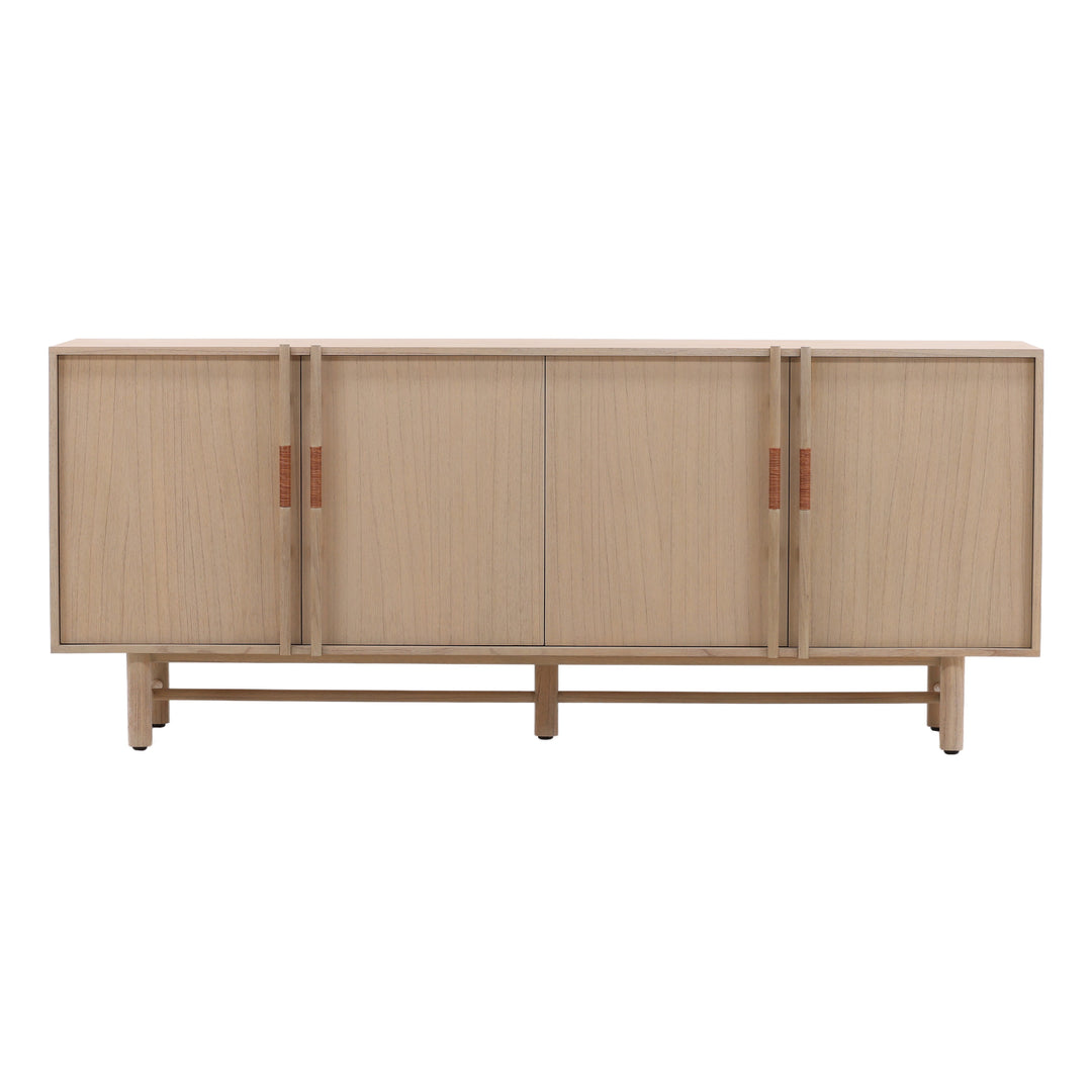 Elegant Solstice Serving Console - Natural Finish
