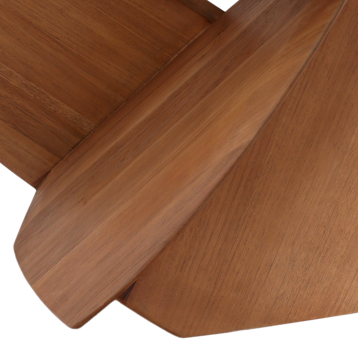 EcoChic Solid Wood Round Coffee Table