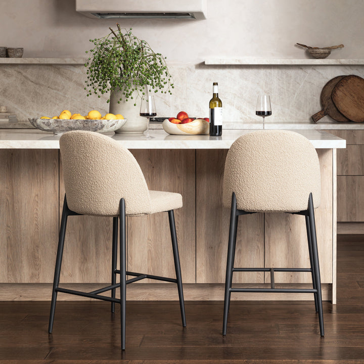 Modern Rustic Eatery Seating - Ramsay Counter Stool Sand