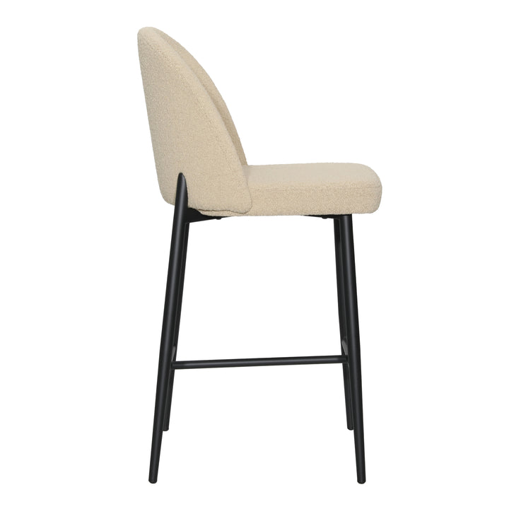 Modern Rustic Eatery Seating - Ramsay Counter Stool Sand