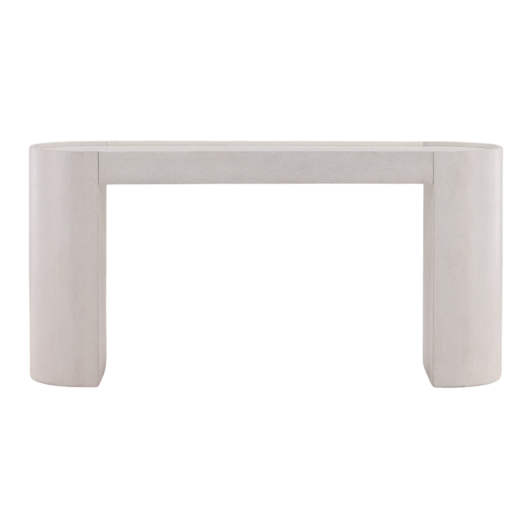 Modern Industrial X-Leg Console Table