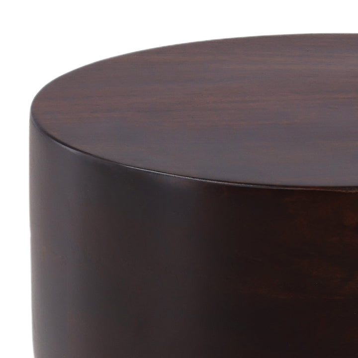 Elegant Brown Bistro-Style Nesting Table Set