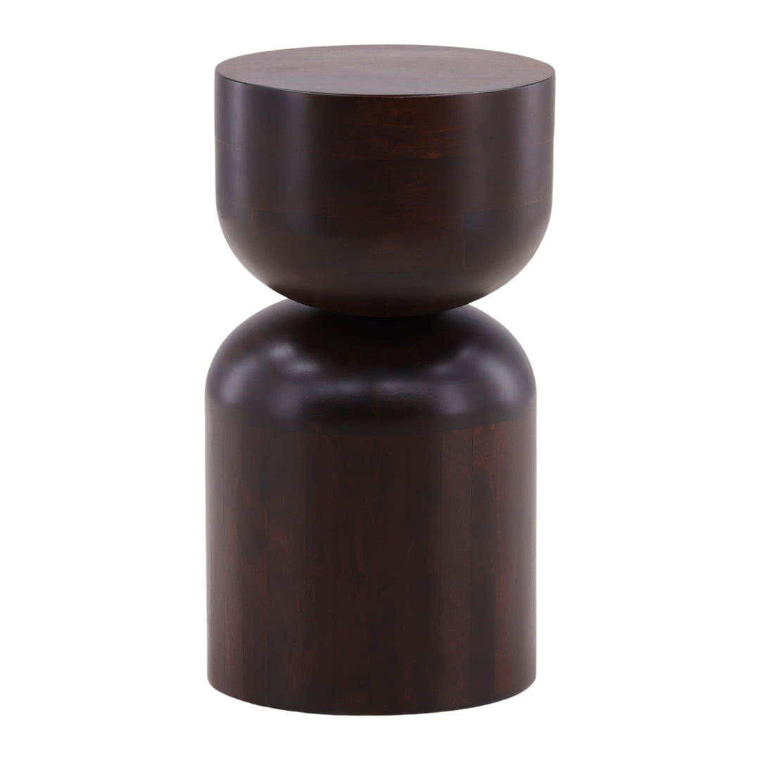 Elegant Brown Bistro-Style Nesting Table Set
