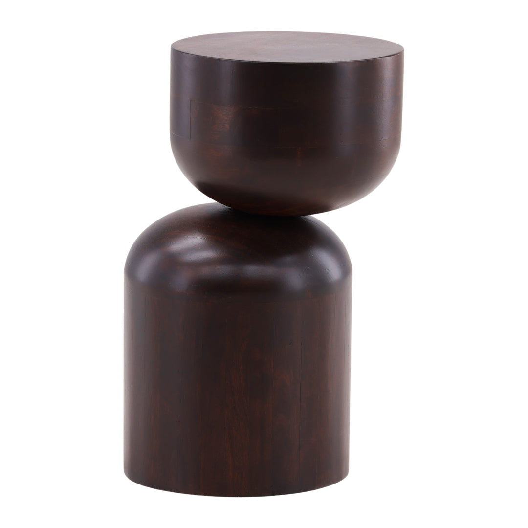 Elegant Brown Bistro-Style Nesting Table Set