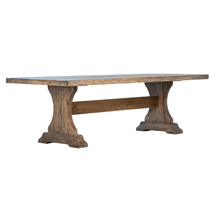 Elegant Oak Harvest Gathering Table