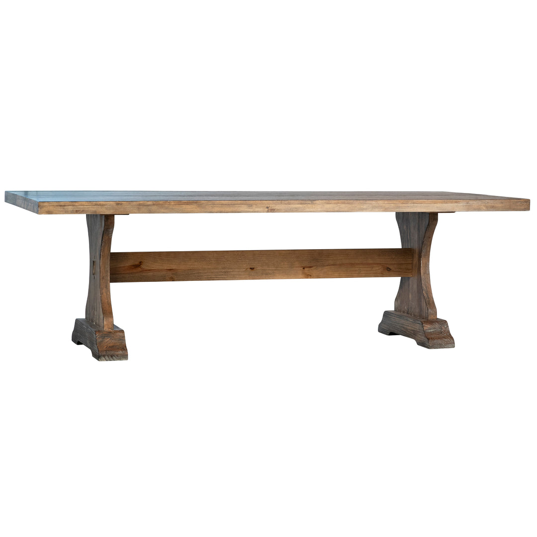 Elegant Oak Harvest Gathering Table