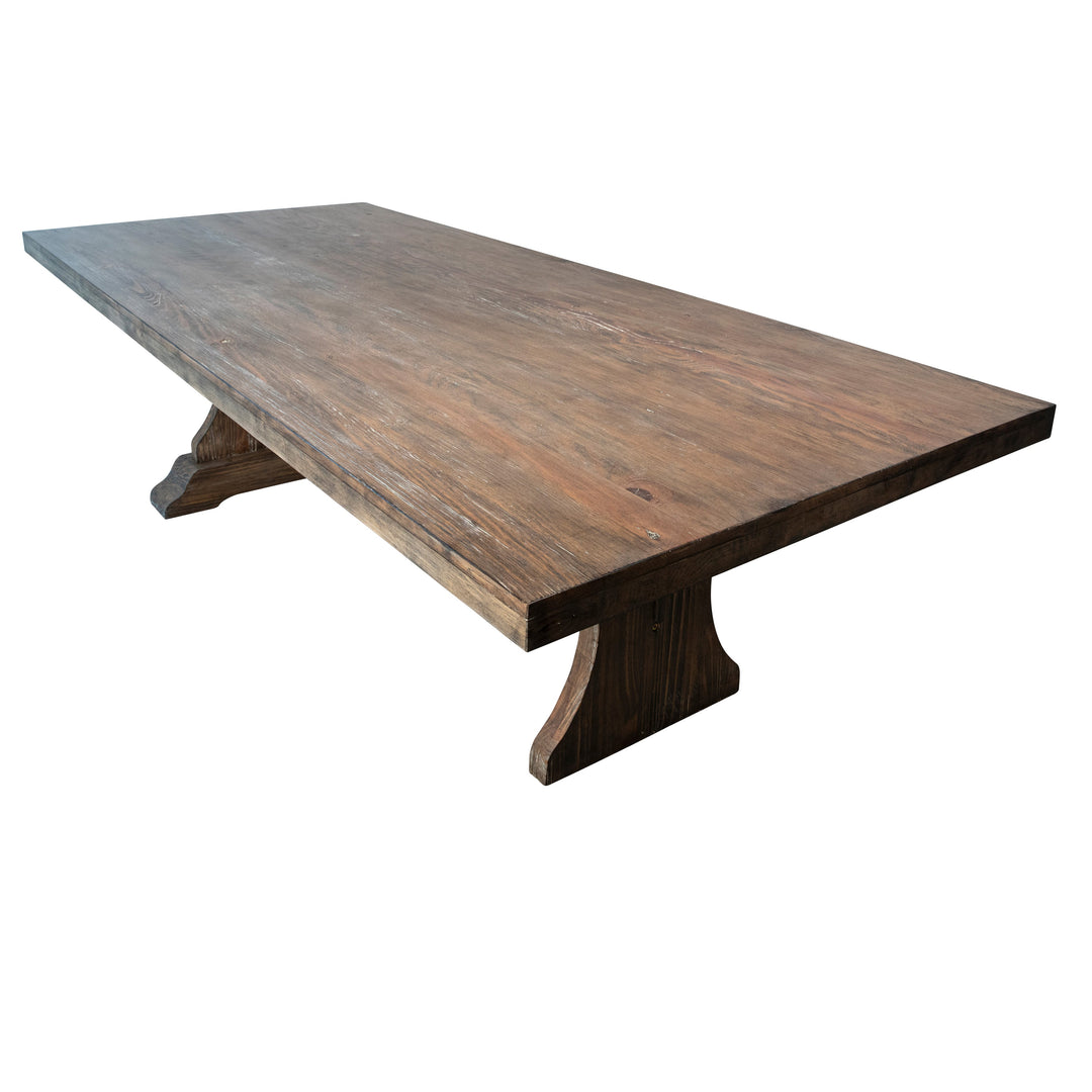 Elegant Oak Harvest Gathering Table