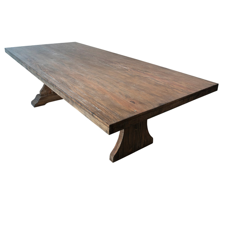 Elegant Oak Harvest Gathering Table