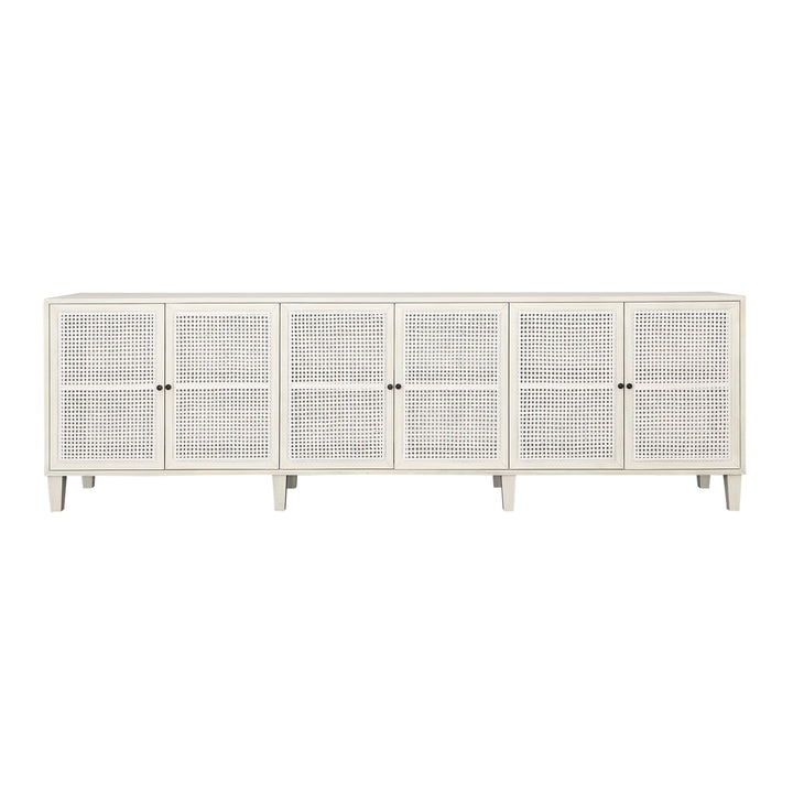 Modern Coastal White-Washed Sideboard